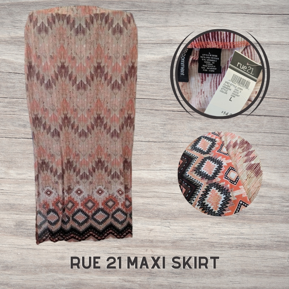 Rue 21 No Comment Maxi Skirt | Large